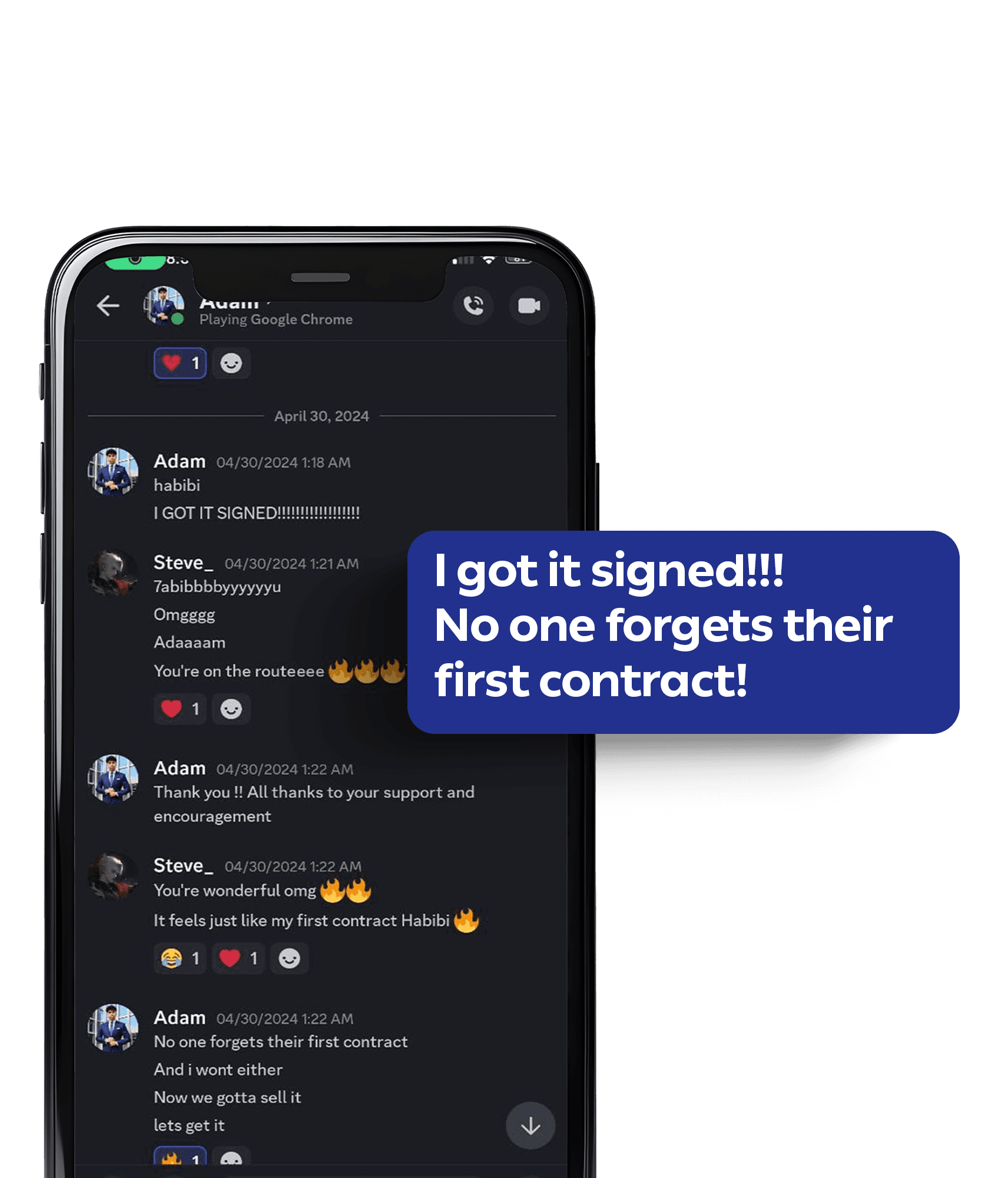 The Dial Force client: a qualified seller lead turned into a signed contract