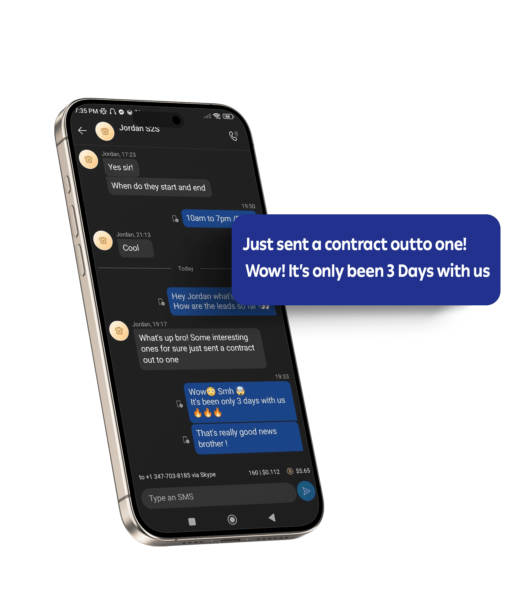 Client feedback for The Dial Force: a steady flow of motivated-seller leads